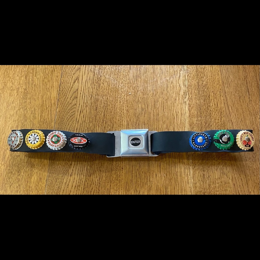 Vintage Soda Cap Belt